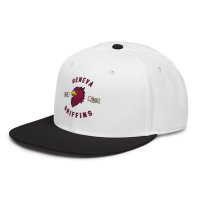 Casquette flatcap blanche - Logo Griffins Vintage